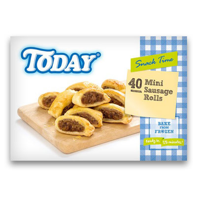 Today Frozen Sausage Rolls 40ea